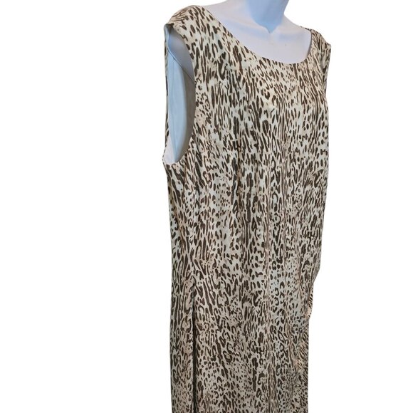 Jones New York Woman Animal Print Size 18W - Picture 4 of 15